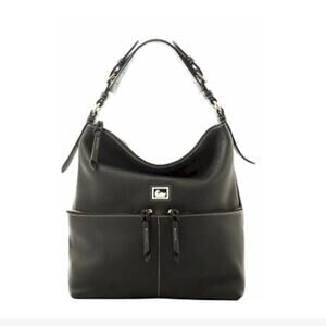 EUC Dooney & Bourke Dillen II Medium Zipper Pocket Sac in Black